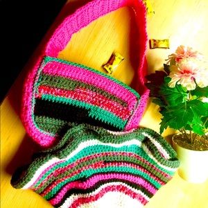 Color block bucket hat